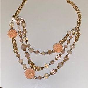 Triple layer necklace